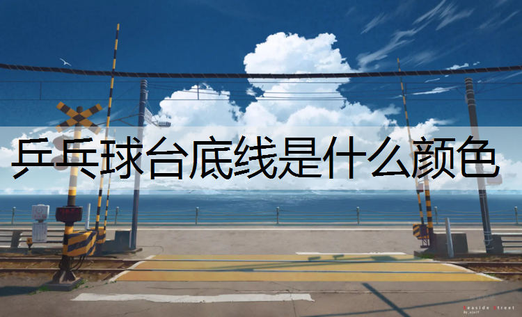 乒乓球台底线是什么颜色